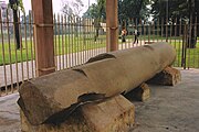 Mauryan polished stone pillar from Pataliputra