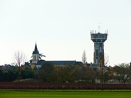 The church and the water tower