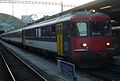 Ein RBe 4/4 dient als Zugfahrzeug eines Schweizer Intercity, befördert dabei aber selbst keine Fahrgäste