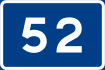 National Road 52 shield