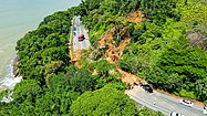Landslide in Ubatuba, Brazil
