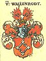 Wappen der Familie von Wallenrode nach Siebmachers Wappenbuch