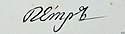 Peter II's signature