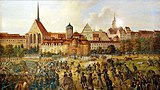 Kampf vor dem Grimmaischen Tor am 19. Oktober 1813
