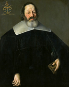 Portrait of Nikolaus Hübner, Counsellor of Thorn, Bartlomiej Strobel, 1644