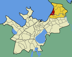 Pirita subdistrict within Pirita District.