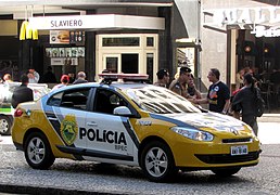 Patrol car Renault Fluence PMPR.