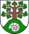 Ammonit im Wappen der Gemeinde Evessen, Niedersachsen