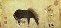 Zhao Mengfu 1254 1322 A l'unisson (Tiaoliang tu) Peinture, encre sur papier feuille d'album 22,7x49cm.jpg