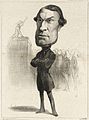 Cartoon of Fould by Honoré Daumier, 1849
