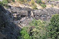Some of the 29 Ajanta Caves