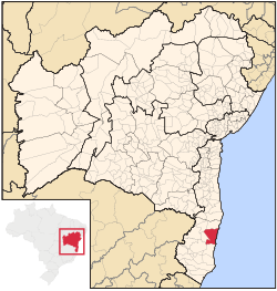 Location of Porto Seguro