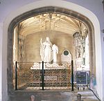 The Brownlow funerary chapel by Jeffry Wyattville, with the monument to Sophia, Lady Brownlow by Antonio Canova