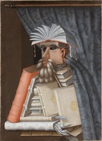 Giuseppe Arcimboldo, The Librarian, 1562, Skokloster Castle