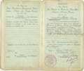Dutch passport issued to Boris Skossyreff in 1923