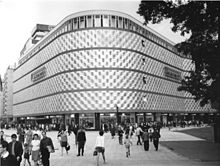 Das Konsument-Warenhaus am Brühl („Blechbüchse“) in Leipzig (1968)