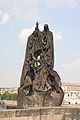 Czech Republic - Statue of Saints Cyril and Methodius at the Charles Bridge in Prague