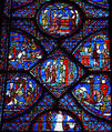 Scenes from the life of Charlemagne, Vitrail de Charlemagne [fr] at Chartres Cathedral, c. 1225