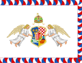 Regimentsfahne der Kroatisch-slawonischen Landwehr (Vorderseite)