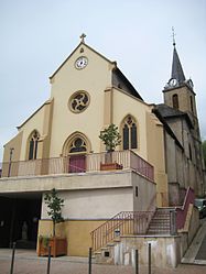 The church in Rosselange