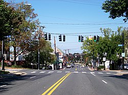Fairfax's Old Town section in 2007