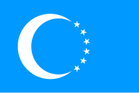 2:3 Die Flagge der Turkomanen