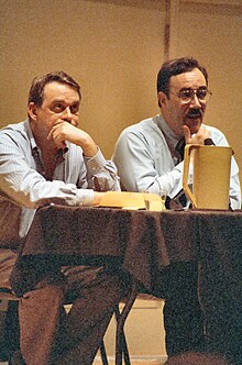 Chappell, left, with Les Daniels, right