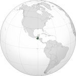Guatemala (orthographic projection)