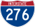 Interstate 276 marker