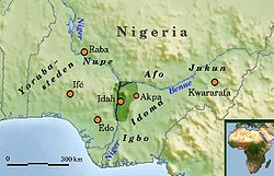 Territory of the Igala Kingdom