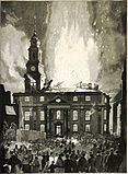 Brand der Kirche 1897