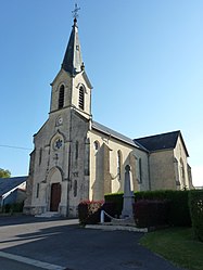 The church in La Sabotterie