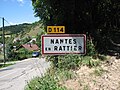 Ortseingang Nantes-en-Ratier