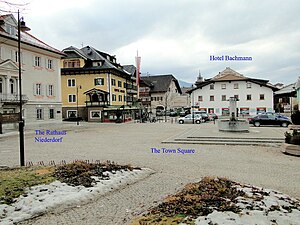 The Town Square, Hotel Bachmann, The Rathaus in Niederdorf