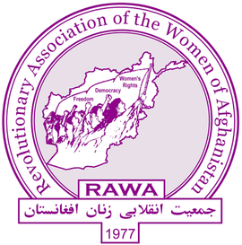 Logo of the Revolutionary Association of the Women of Afghanistan