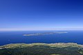 Rebun island (background) seen from Mount Rishiri