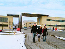Eingang der Universität Roskilde
