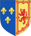 Royal arms of Mary, Queen of Scots, Queen consort of France
