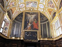 Kreuzigung von Cavalier d’Arpino in der Sakristei (1592–93)