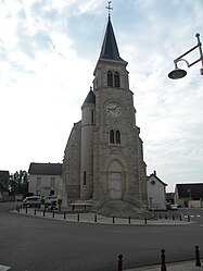 The church in Saulon-la-Chapelle