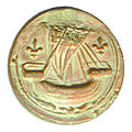 Seal dated 1412, showing a ship with two fleur-de-lis [4]