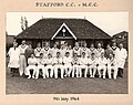Image 13Stafford CC versus the MCC in their Centenary Year 1964 (from Stafford)