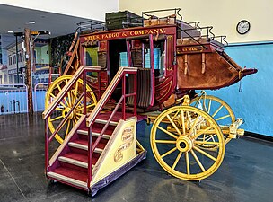 A Wells-Fargo stagecoach