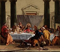Last Supper by Tiepolo, c. 1760