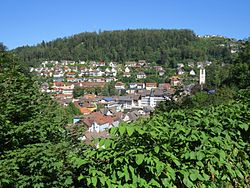 Triberg seen from the west