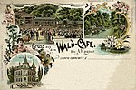Postkarte Wald-Café
