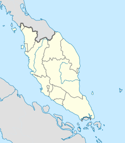 Kerteh is located in Peninsular Malaysia