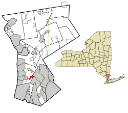 Location of Hartsdale, New York