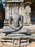 Damaged idol of Mahavira, the original mulnayaka idol