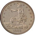 Obverse of the United States trade dollar